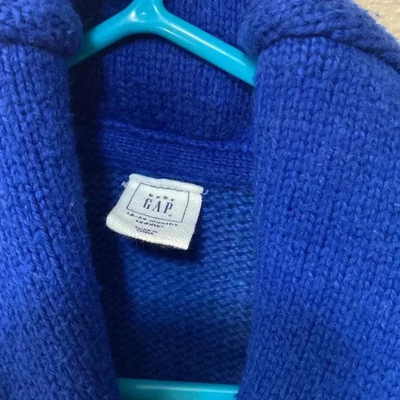 Baby Gap knit Cardigan Sweater size 18-24Months Unisex B4A - Picture 2 of 9